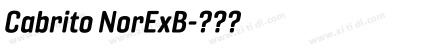 Cabrito NorExB字体转换 Cabrito NorExB字体转换